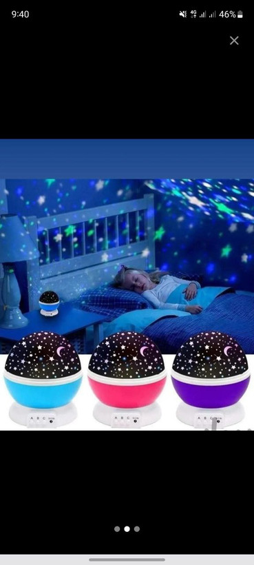 پروژکتور ماه و ستاره چرخشی
